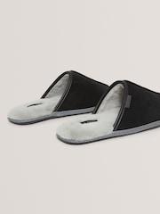 Ted Baker Black Peterr - Suede Mule Slippers - Image 3 of 4