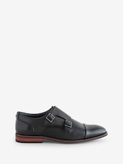 Ted Baker Black Alicott - Double Monk Formal Shoes - Image 1 of 1