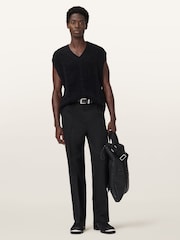 AllSaints Black Josif Tank top - Image 2 of 7