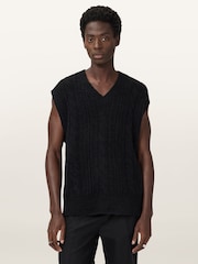 AllSaints Black Josif Tank top - Image 4 of 7