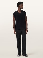 AllSaints Black Josif Tank top - Image 5 of 7