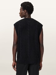 AllSaints Black Josif Tank top - Image 6 of 7