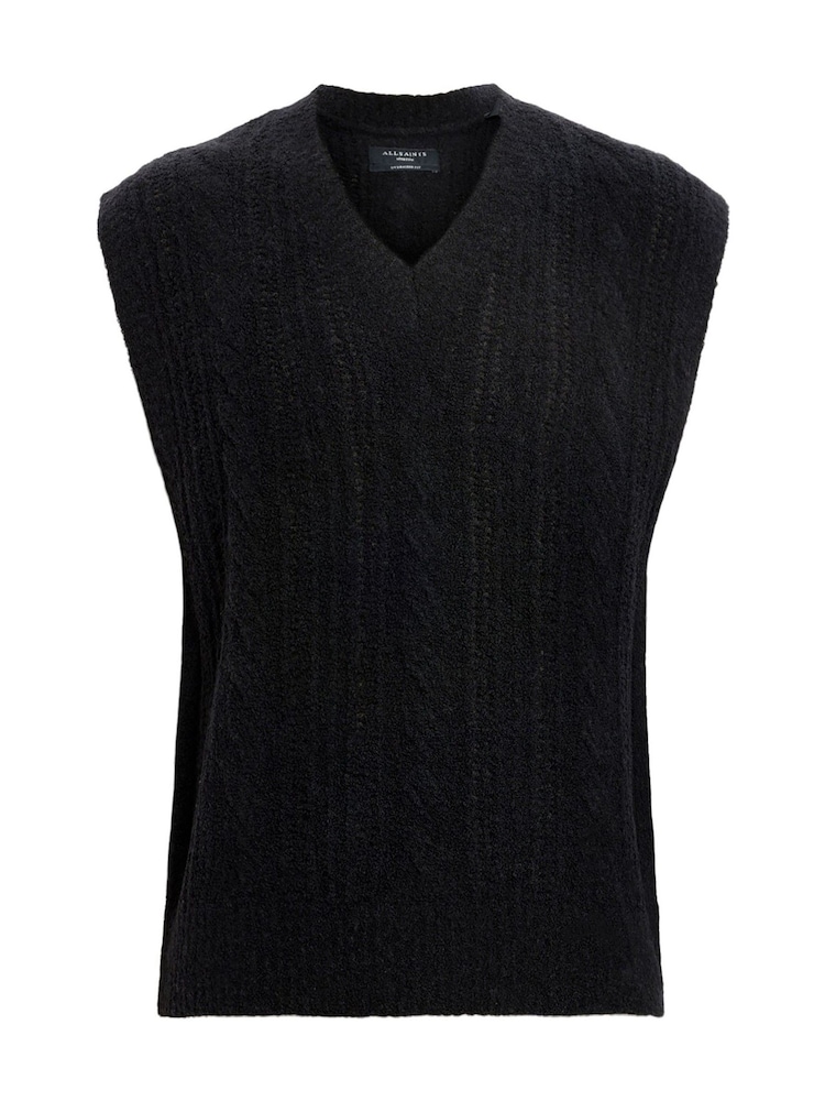 AllSaints Black Josif Tank top - Image 7 of 7