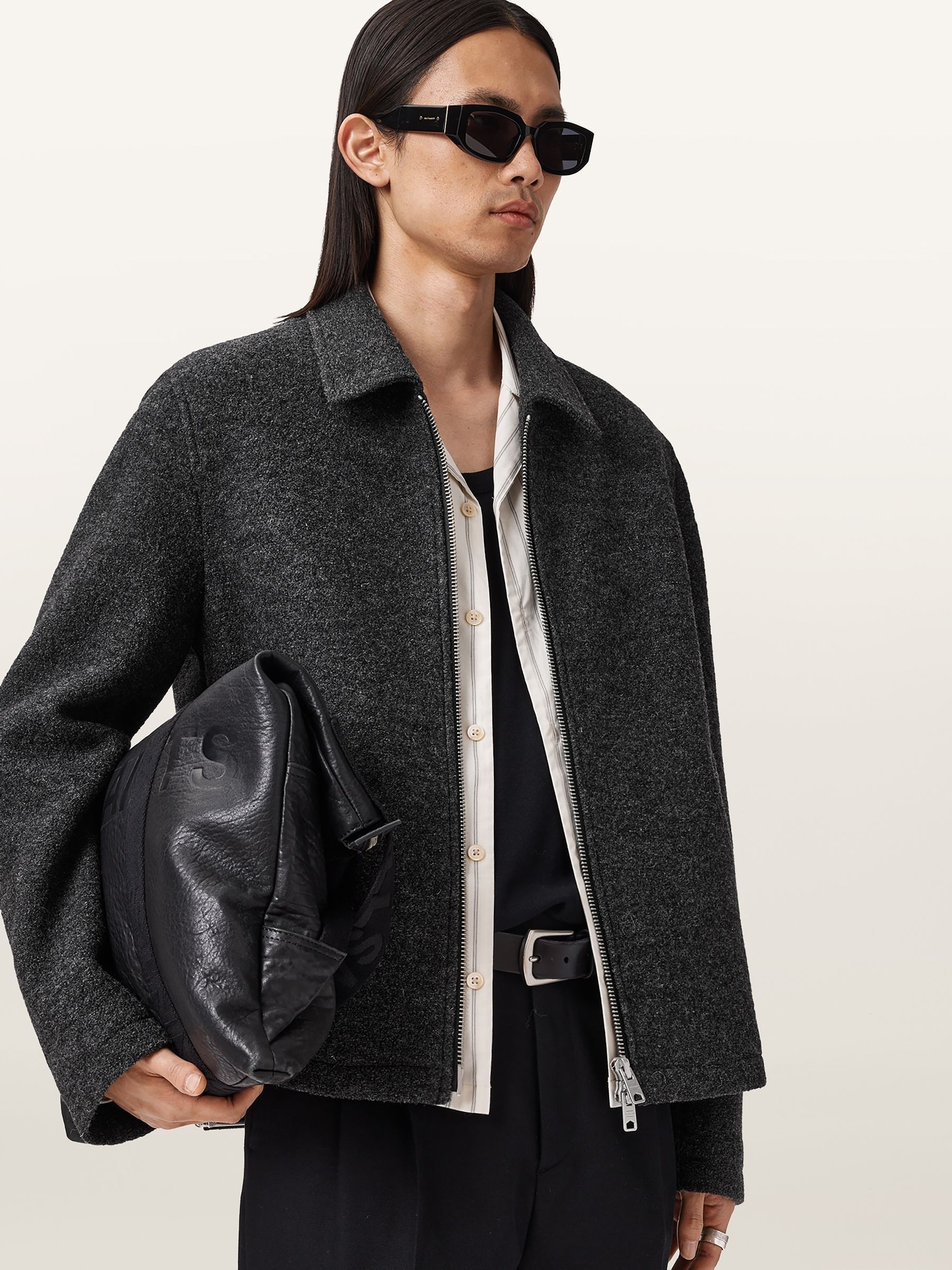 Buy AllSaints Grey Celeste Jacket from Next USA