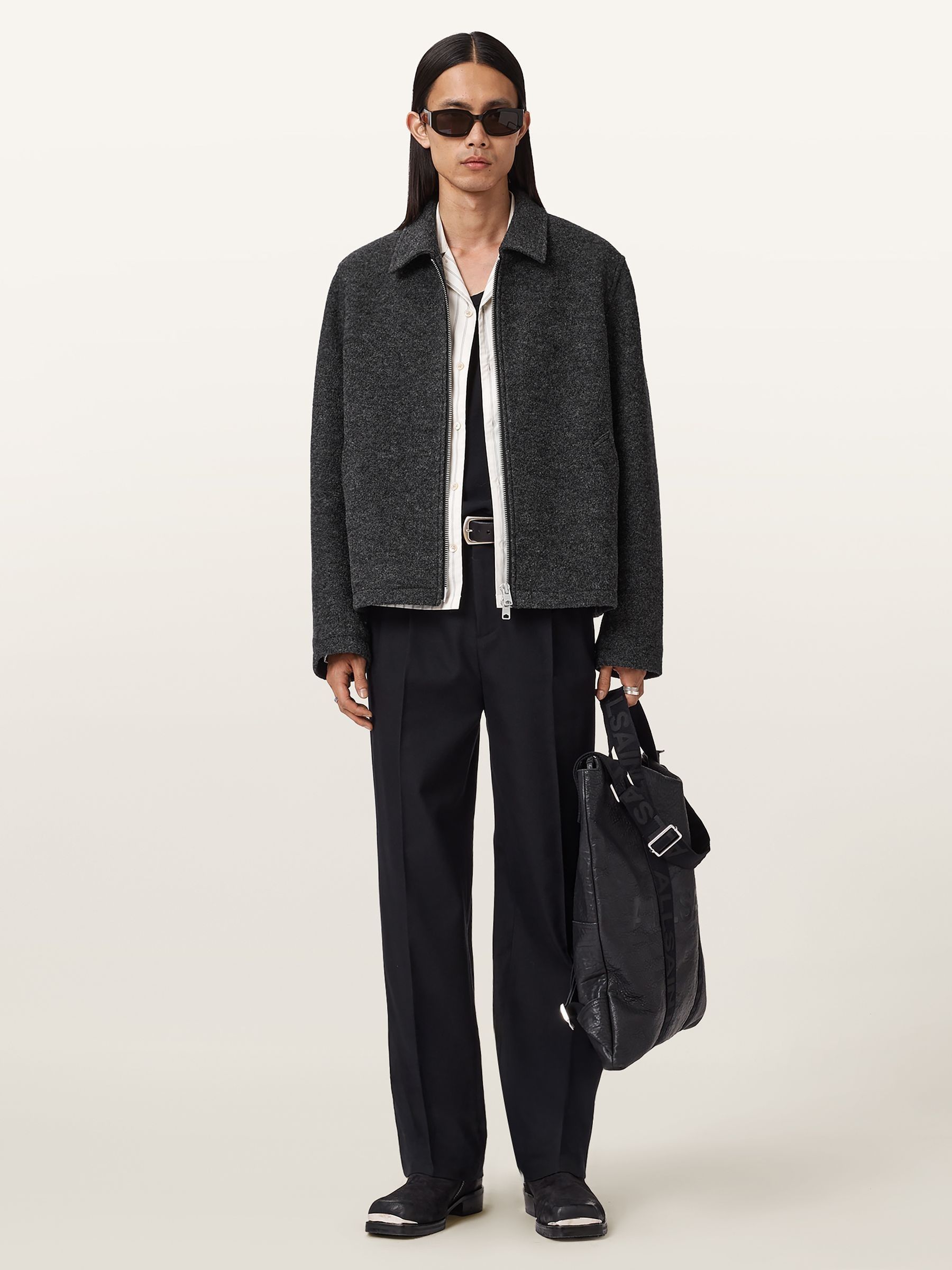 Buy AllSaints Grey Celeste Jacket from Next USA