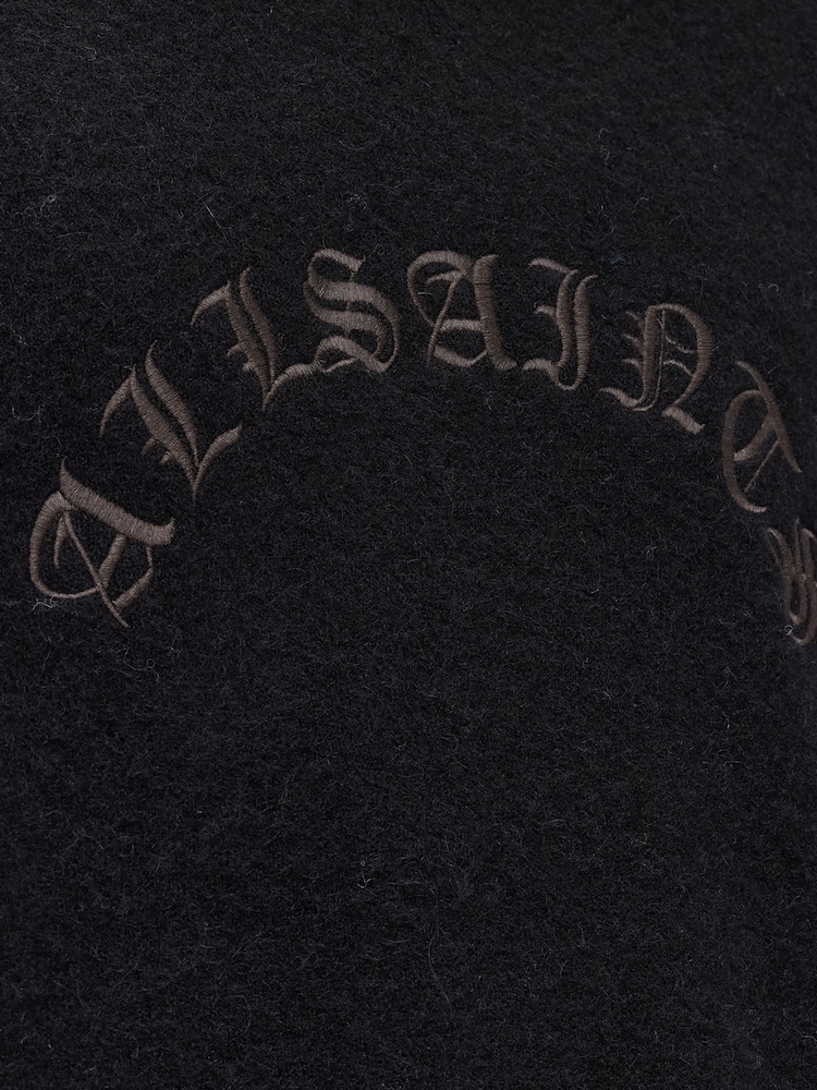 AllSaints Black Curv Crew Jumper - Image 8 of 8