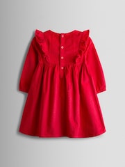 JoJo Maman Bébé Red Appliqué Tulle Party Dress - Image 2 of 5