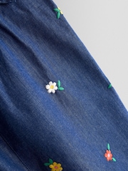 لباس قطعة واحدة بكشكشة على الكُم من JoJo Maman Bébé - صورة 4 من 4