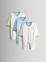 JoJo Maman Bébé Blue Sleepsuit - Image 1 of 10