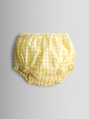 JoJo Maman Bébé Yellow Duck Appliqué Smocked Dress - Image 4 of 8