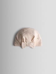 JoJo Maman Bébé Cream Heart Embroidered 2-Pack Turbans - Image 2 of 6
