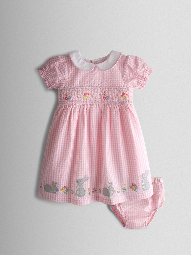 JoJo Maman Bébé Pink Dress - Image 1 of 7 JoJo Maman Bébé Pink Dress - Image 1 of 7