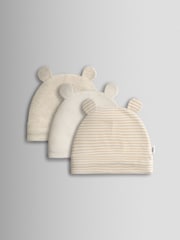 JoJo Maman Bébé 3-Pack Bear Hat - صورة 1 من 10