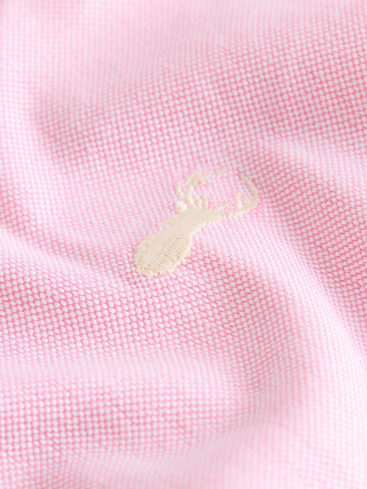 Pink Single Premium Oxford Shirt (3-16yrs) - Image 4 of 4
