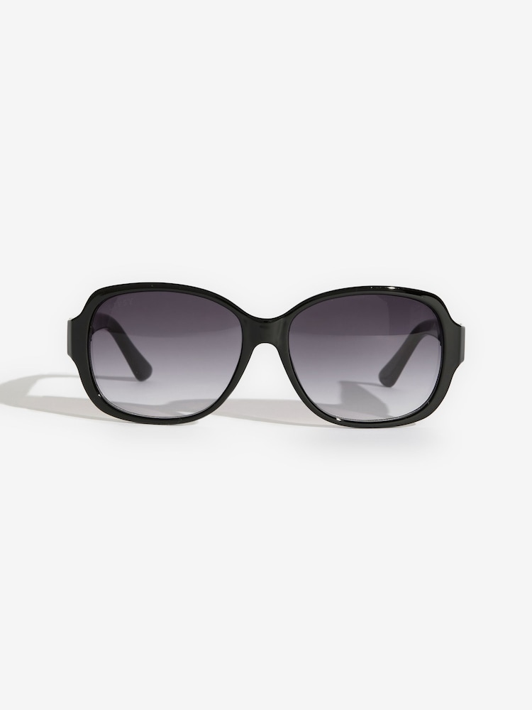 Lipsy Black Wrap Around Sunglasses - Image 1 of 3