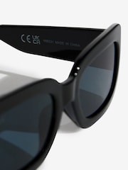 Lipsy Black Chunky Slim Sunglasses - Image 5 of 5