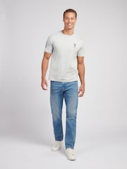 U.S. Polo Assn. Grey Mens Player 3 T-Shirt - Image 3 of 10
