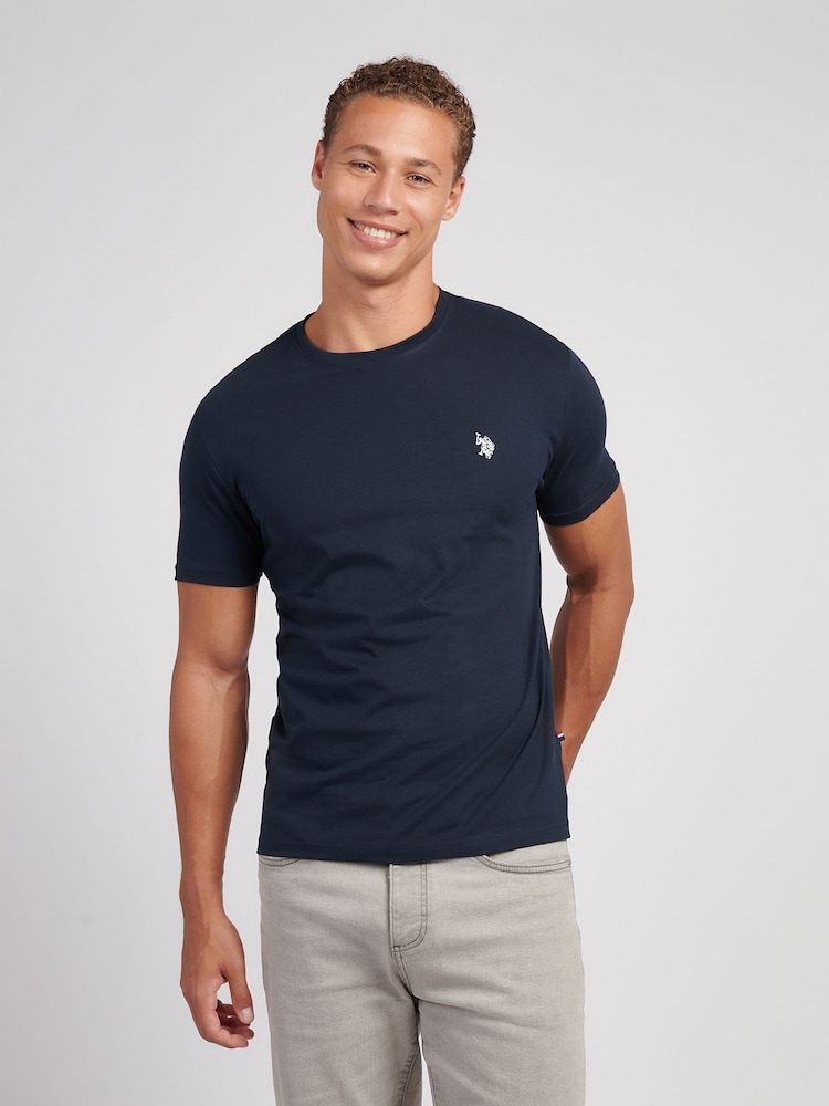 U.S. Polo Assn. Blue Mens Back Graphic T-Shirt - Image 1 of 10 U.S. Polo Assn. Blue Mens Back Graphic T-Shirt - Image 1 of 10