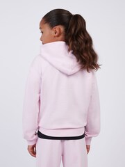 New Balance Pink Small French Terry Logo Hoodie - Image 3 of 8