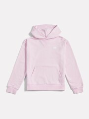 New Balance Pink Small French Terry Logo Hoodie - Image 6 of 8