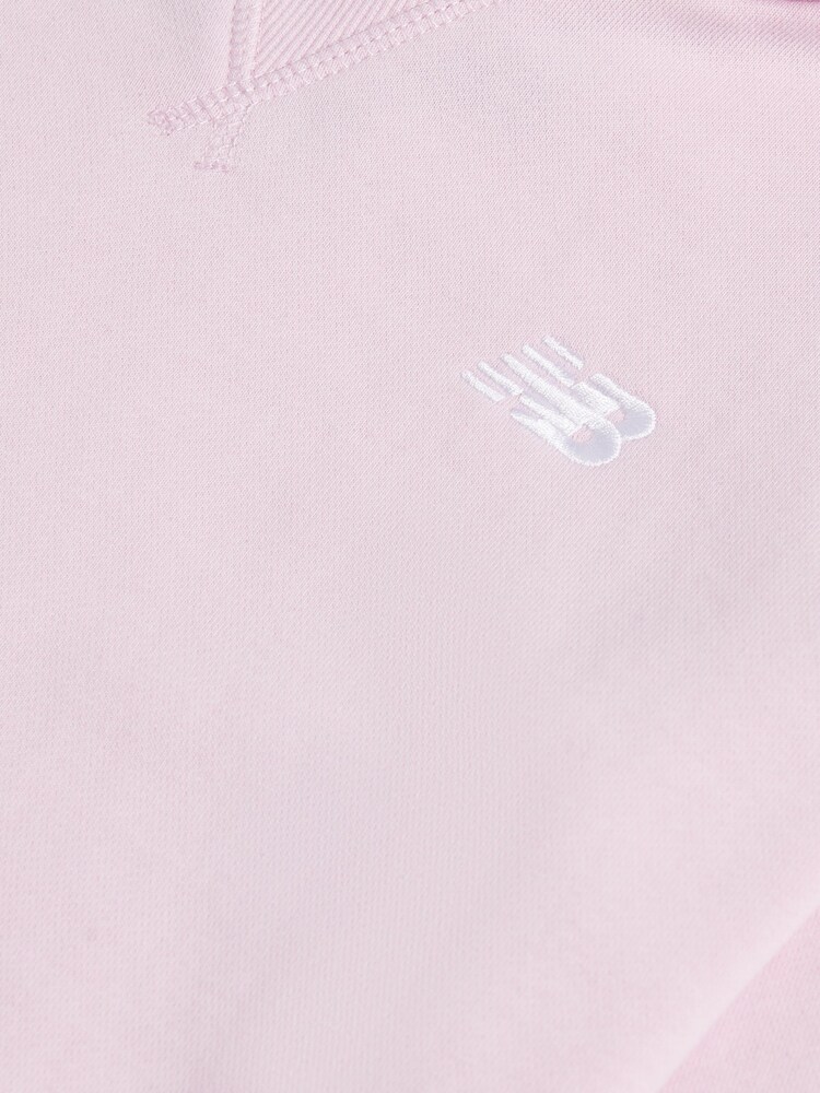 New Balance Pink Small French Terry Logo Hoodie - Image 8 of 8
