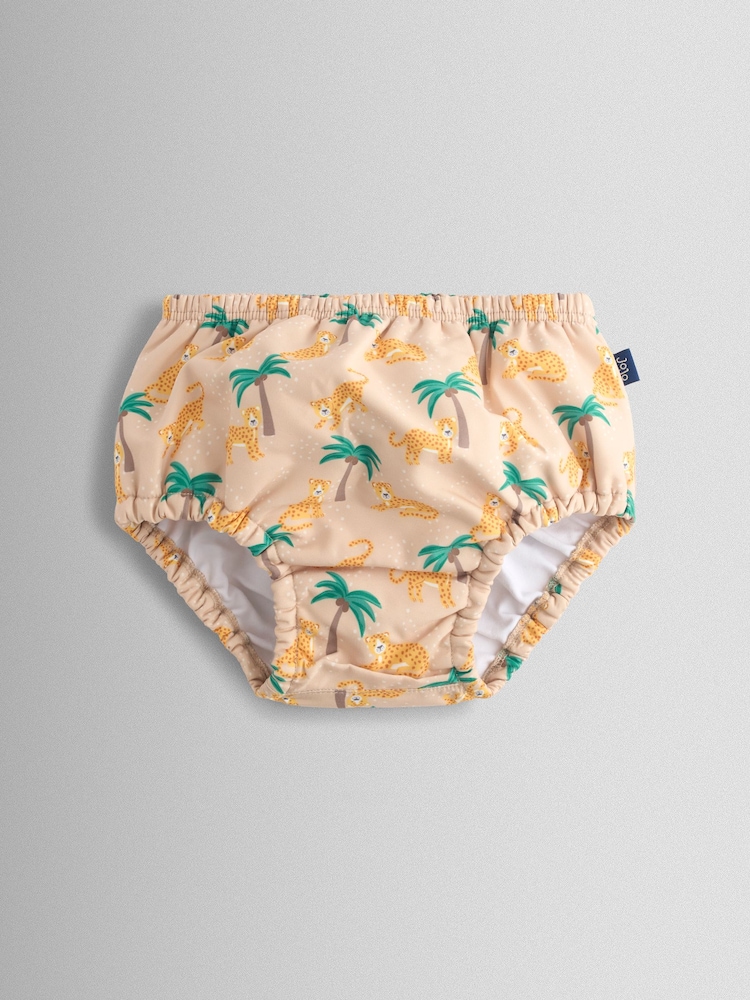JoJo Maman Bébé Safari Print Swim Nappy - Image 1 of 4