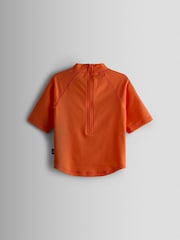 Lobster أحمر - JoJo Maman Bébé Appliqué Long Sleeve Rash Vest Set - Image 4 of 8