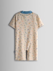 JoJo Maman Bébé Stone Dino All In One Sun Suit - Image 3 of 5