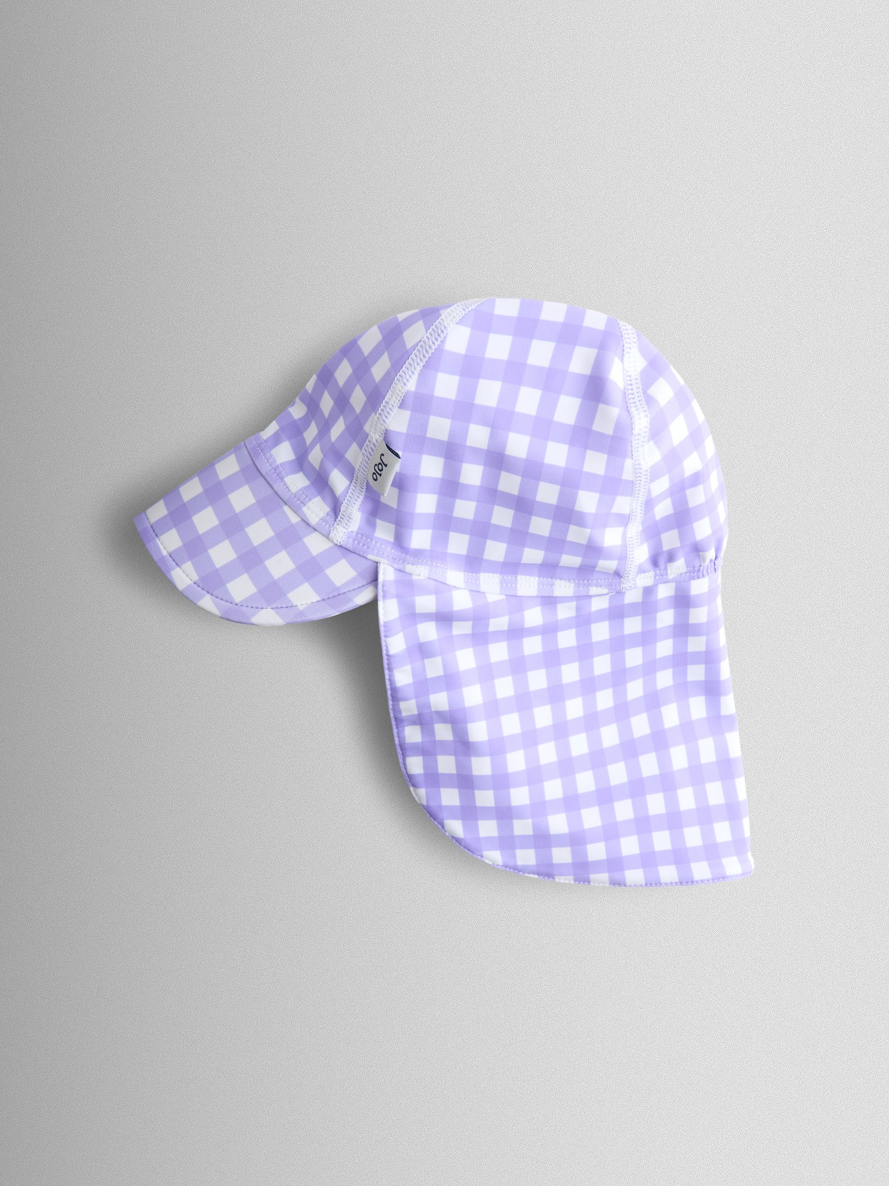 Buy JoJo Maman Bébé Lilac Gingham UV Sun Protection Swim Hat from