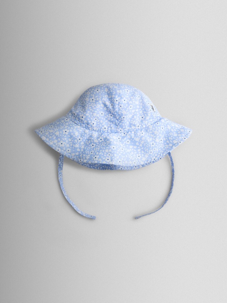 JoJo Maman Bébé Blue Ditsy Floppy Swim Hat