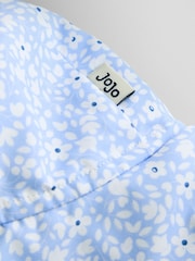 JoJo Maman Bébé Blue Ditsy Floppy Swim Hat - Image 4 of 5