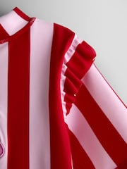 JoJo Maman Bébé Red Stripe Ice Cream UV Sunsafe Suit - Image 4 of 4