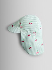 JoJo Maman Bébé Green Sun Protection Hat - Image 1 of 3