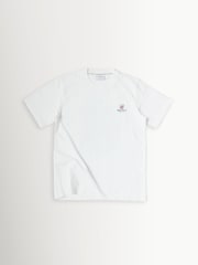 Percival White Hotel Bistro Graphic Print Oversized T-Shirt - Image 6 of 7