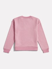 New Balance Pink French Terry Small Logo Crew Sweatshirt - Image 7 of 8