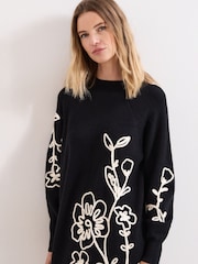 Phase Eight Black Rosa Jumper Dress - Image 4 of 7