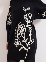 Phase Eight Black Rosa Jumper Dress - Image 5 of 7