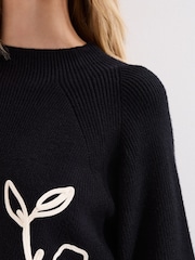 Phase Eight Black Rosa Jumper Dress - Image 6 of 7