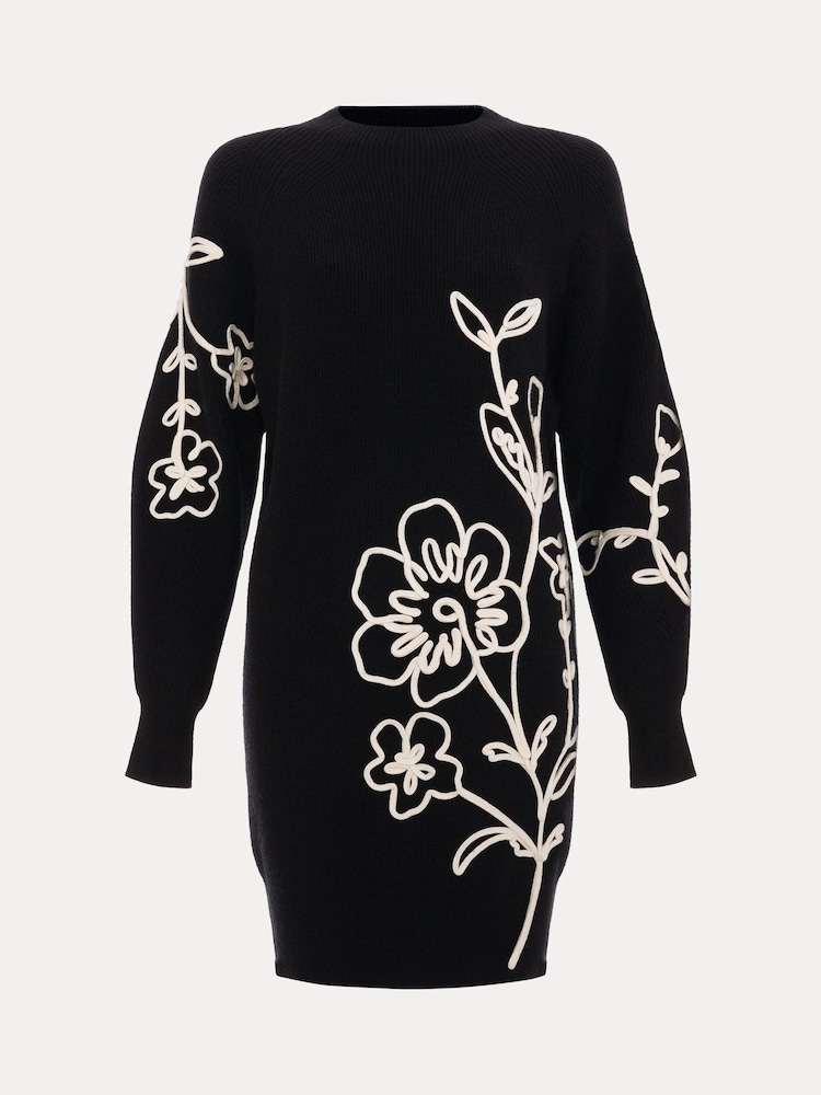 Phase Eight Black Rosa Jumper Dress - Image 7 of 7