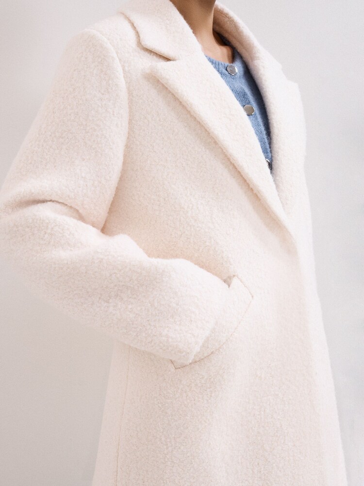 Phase Eight White Malin Wool Coat - Image 7 of 7