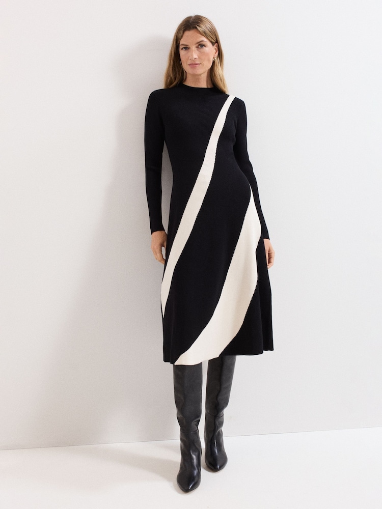 Phase Eight Black Petite Julie Dress - Image 1 of 7