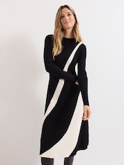 Phase Eight Black Petite Julie Dress - Image 3 of 7
