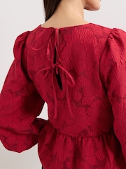 Phase Eight Red Ellis Blouse - Image 5 of 7