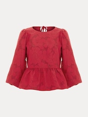 Phase Eight Red Ellis Blouse - Image 7 of 7