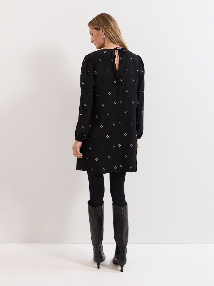 Phase Eight Black Lucia Dress - Image 2 of 7 Phase Eight Black Lucia Dress - Image 2 of 7
