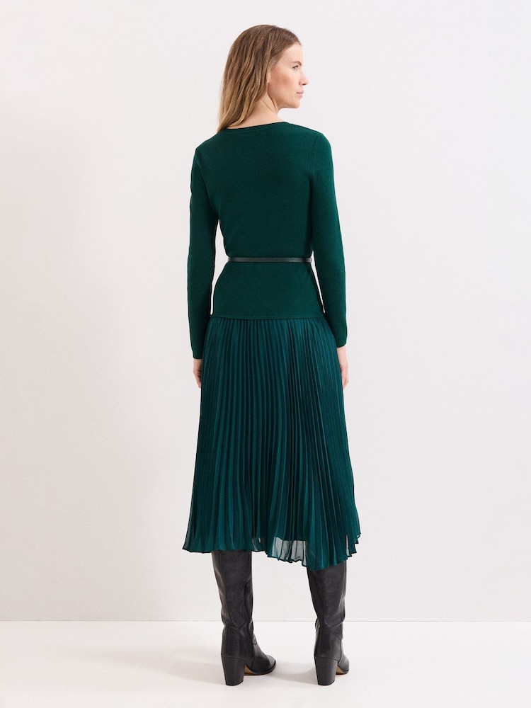 Phase Eight Green Kai Dress - Image 2 of 7