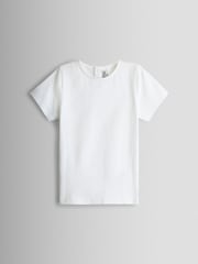 JoJo Maman Bébé Pink Strawberry Appliqué Stripe Dungaree And T-Shirt Set - Image 5 of 7