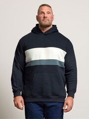 BadRhino Big & Tall Blue Cut and Sew Hoodie - Image 1 of 6
