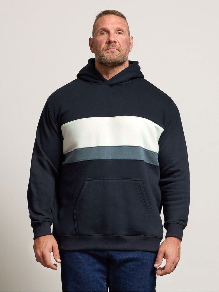 BadRhino Big & Tall Blue Cut and Sew Hoodie - Image 1 of 6