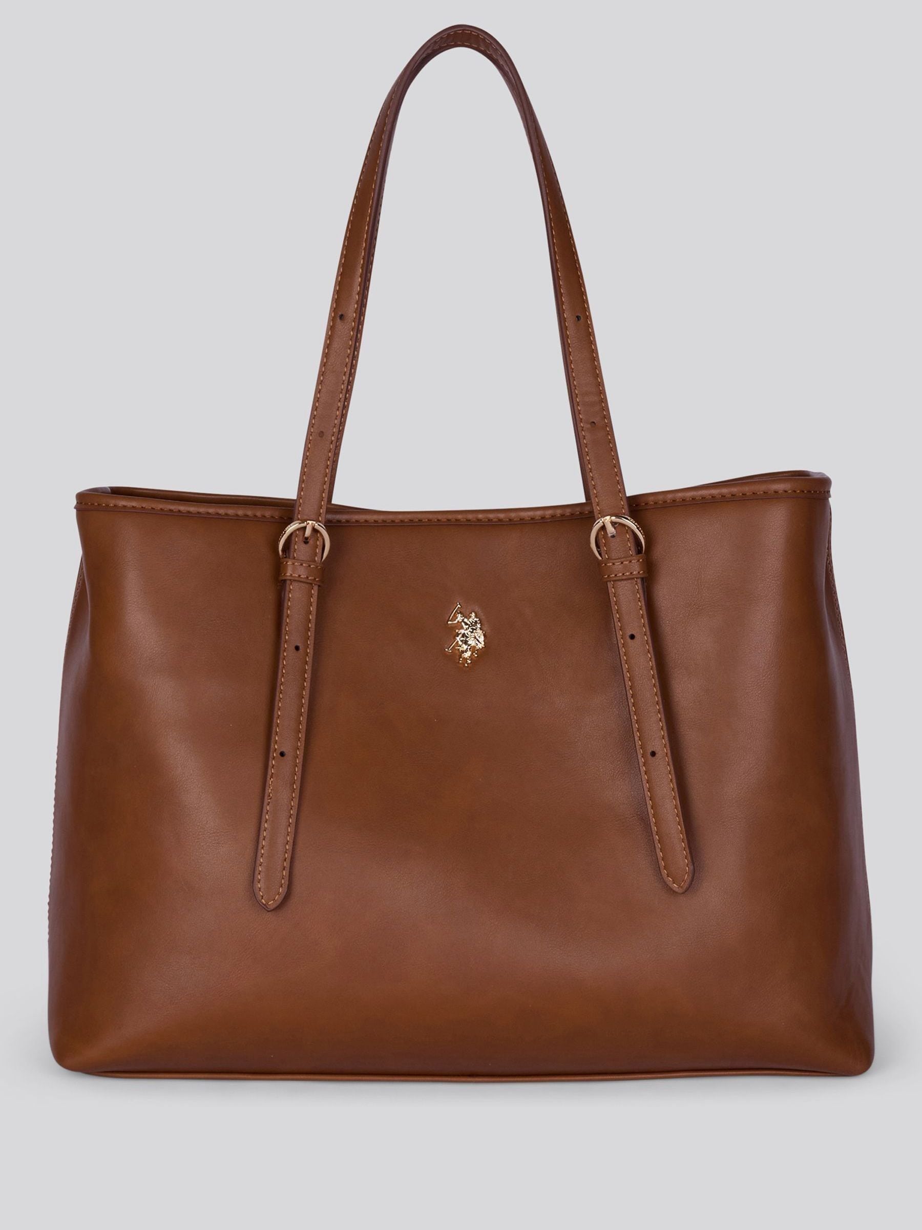 US POLO ASSN A4収納 ブラウン 2wayバッグ 8561 U.S. POLO ASSN.（ユーエスポロアッスン） トートバッグ 「U.S. POLO